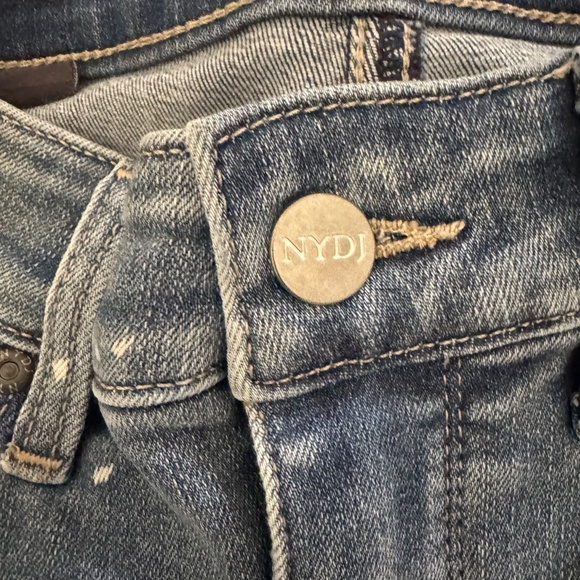 NYDJ Marilyn Straight Ankle Jeans Sandspur Denim Womens Regular Size 2 Blue - Picture 3 of 13